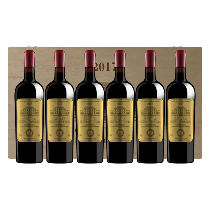 索尔维亚 · 卡萨城堡干红葡萄酒 法国原瓶原装进口红酒高档干红葡萄酒